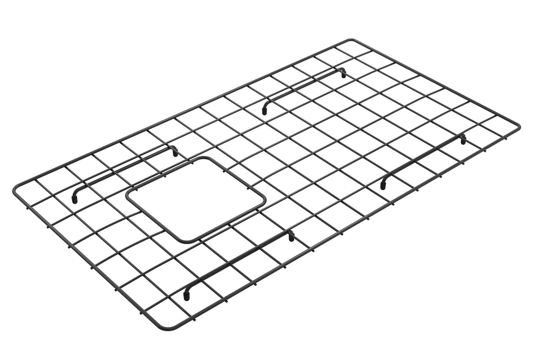 Stainless Steel Sink Rack in Matte Black finish for 30 in. 1344 Farmhouse Apron Front Fireclay Single Bowl Kitchen Sinks New Design